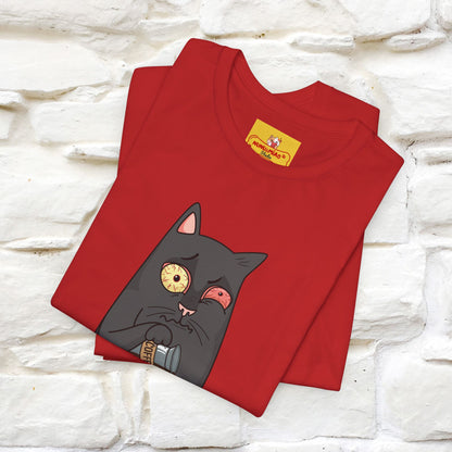 ''Life Begings After Coffe''  Cat T-shirt for Men and Women  100% Cotton*