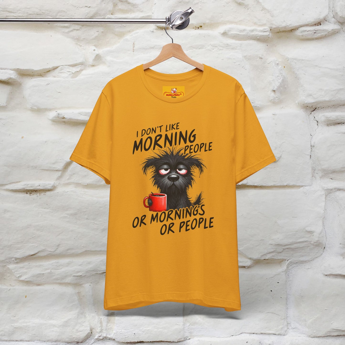 "I Don't Like Morning People..." Funny T-shirt |Nunu&Miao Studio - Nunu&Miao Studio