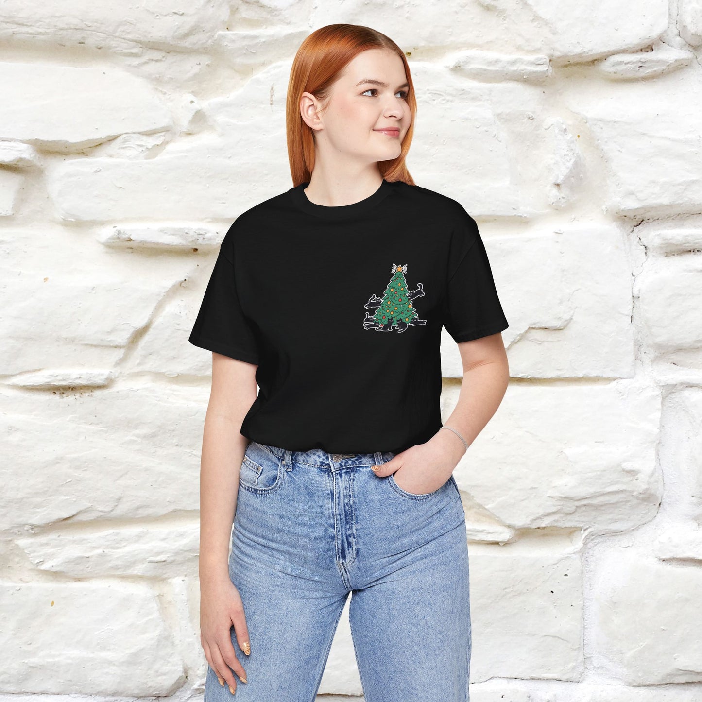 “Cat Christmas Tree” | Cat T-Shirt | Nunu&Miao Studio