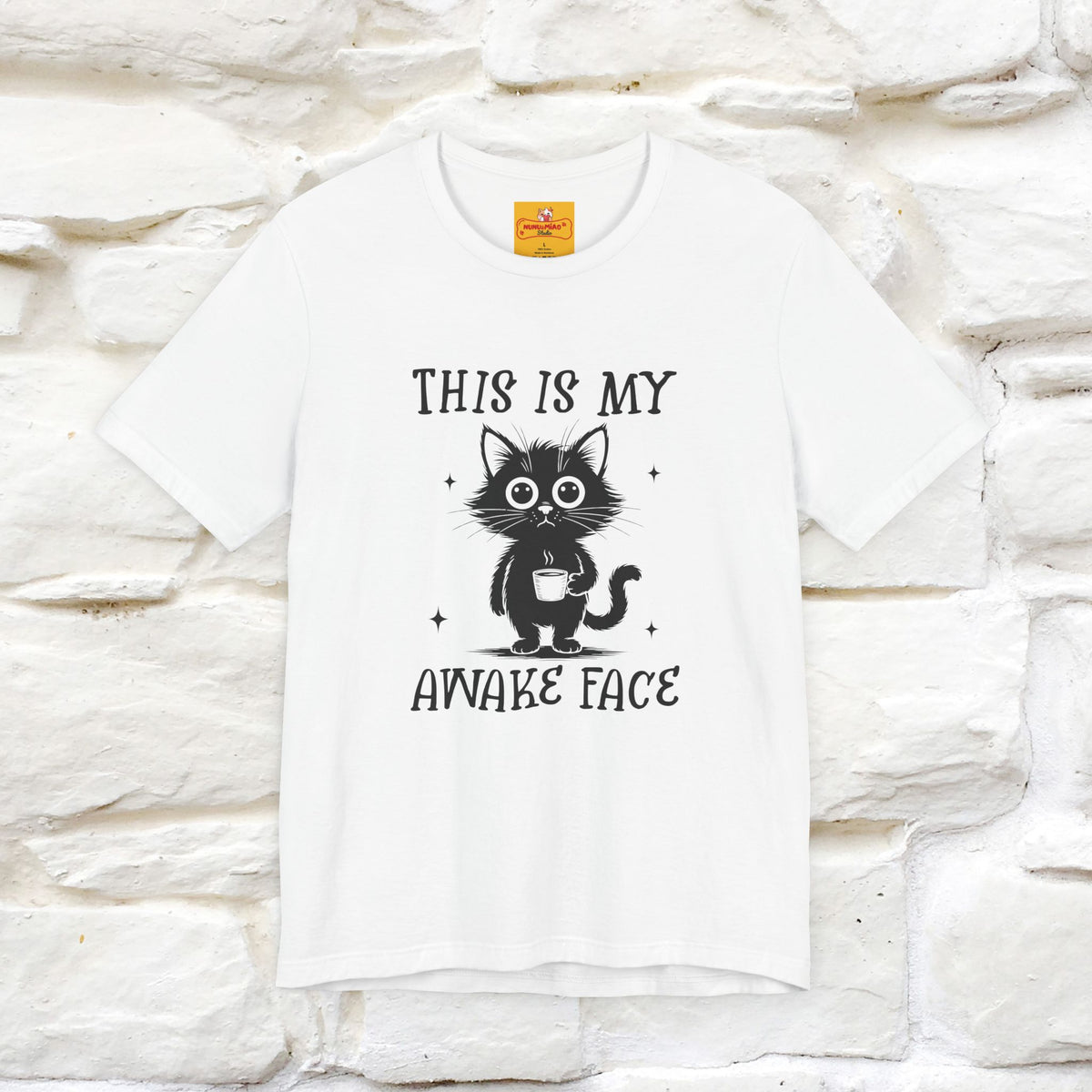 "This is My Awake Face" Cat T-Shirt | Funny Design | Nunu&Miao Studio