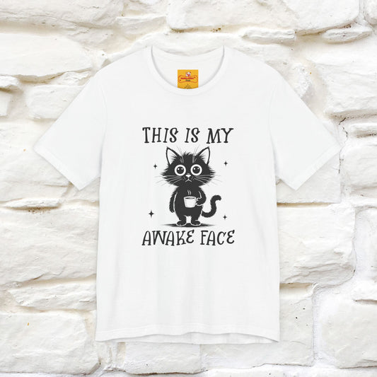 "This is My Awake Face" Cat T-Shirt | Funny Design | Nunu&Miao Studio