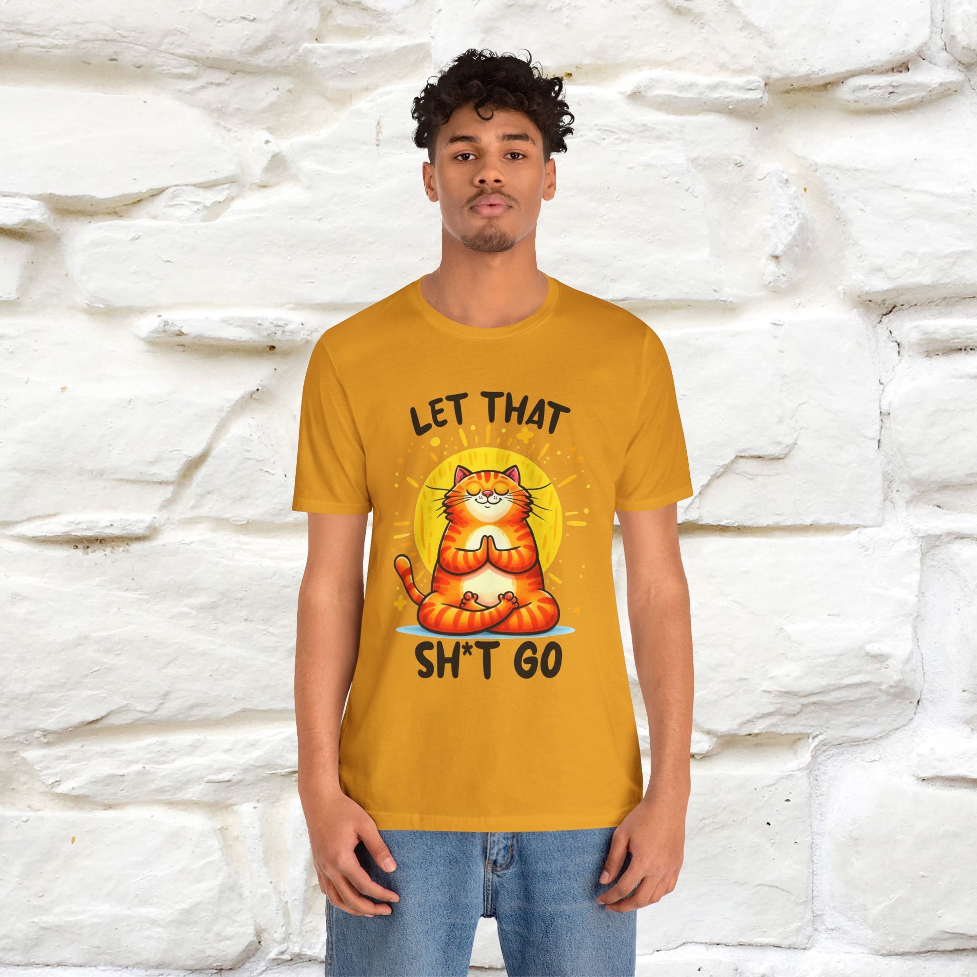 "Let That Sh*t Go" Cat T-shirt |Nunu&Miao Studio - Nunu&Miao Studio