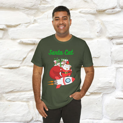 "Funny Santa Cat..." | Cat T-Shirt | Nunu&Miao Studio