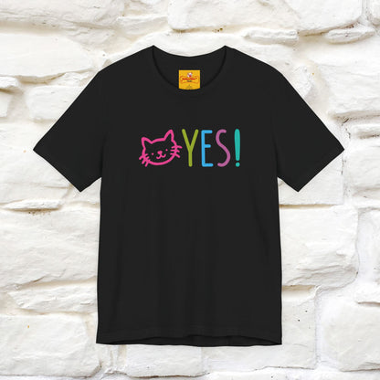 "Yes, Just Do It" Cat T-Shirt| Front & Back Design | Nunu&Miao Studio - Nunu&Miao Studio