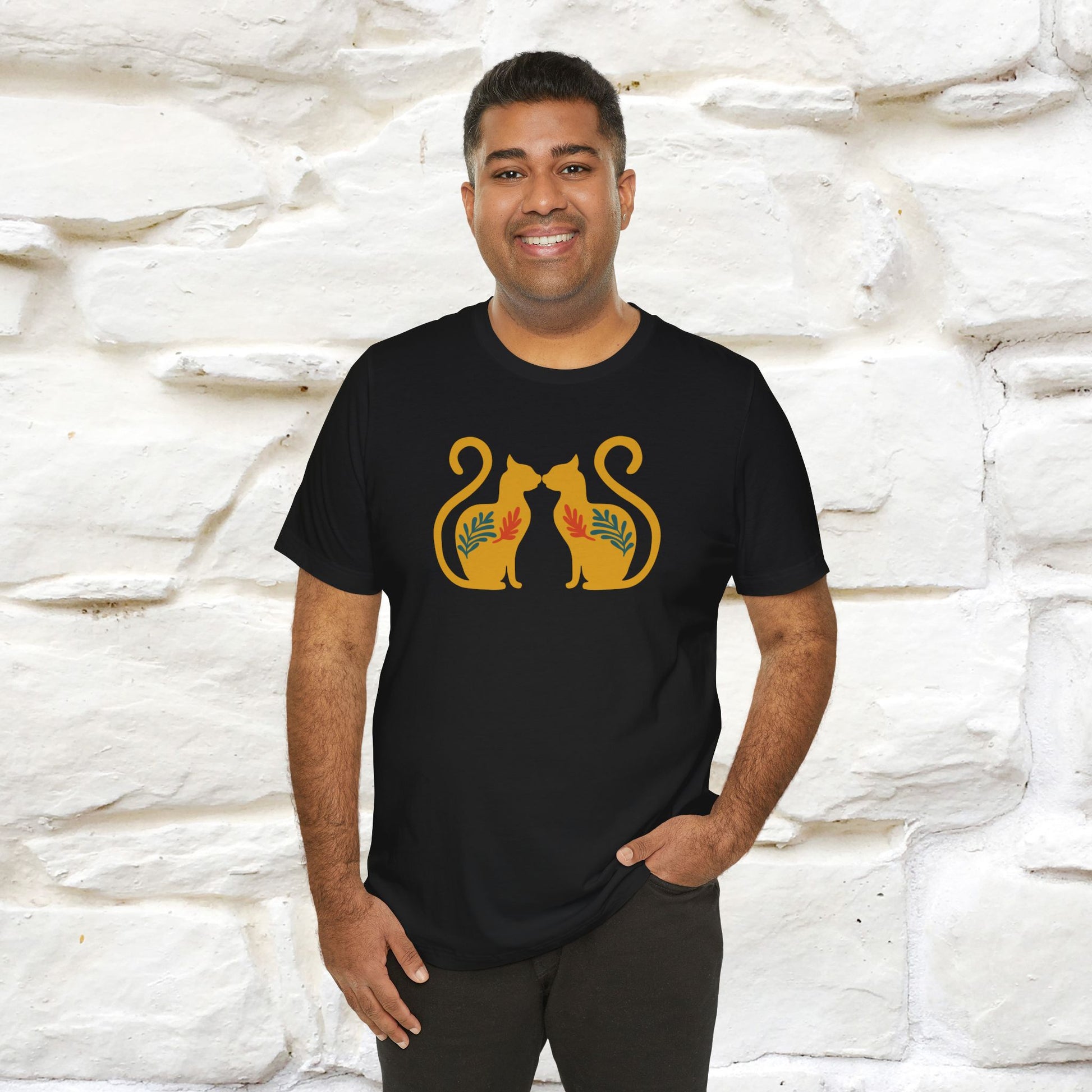 ''Power'' | Cat T-Shirt Front and Back Design | Nunu&Miao Studio - Nunu&Miao Studio