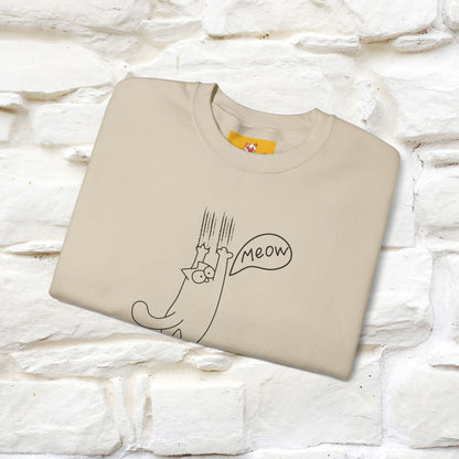 ''Meow.'' |Cat Sweatshirt | Nunu&Miao Studio