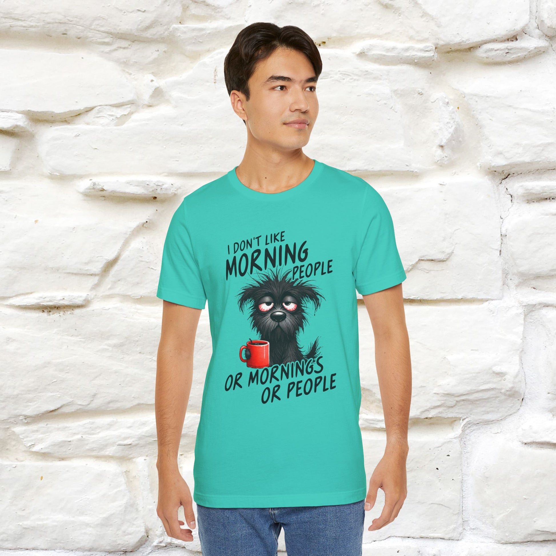 "I Don't Like Morning People..." Funny T-shirt |Nunu&Miao Studio - Nunu&Miao Studio