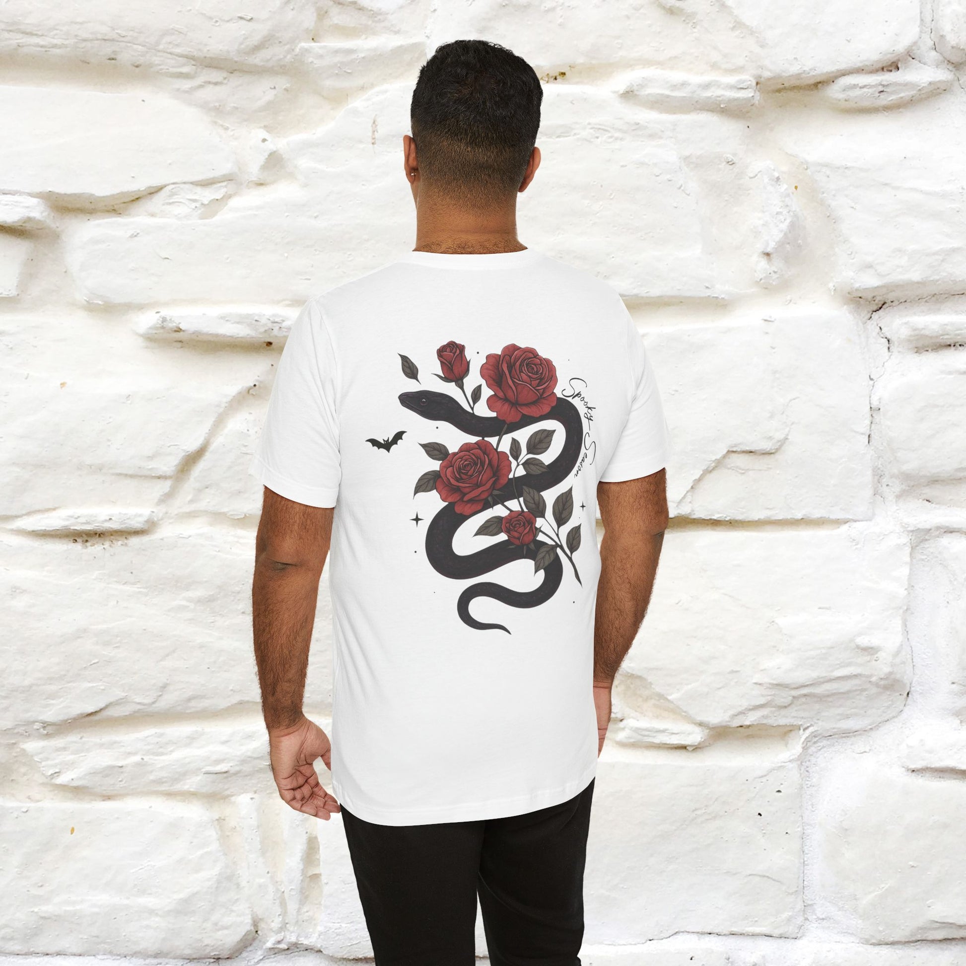 "The Rose and The Snake " Halloween T-shirt |Nunu&Miao Studio - Nunu&Miao Studio