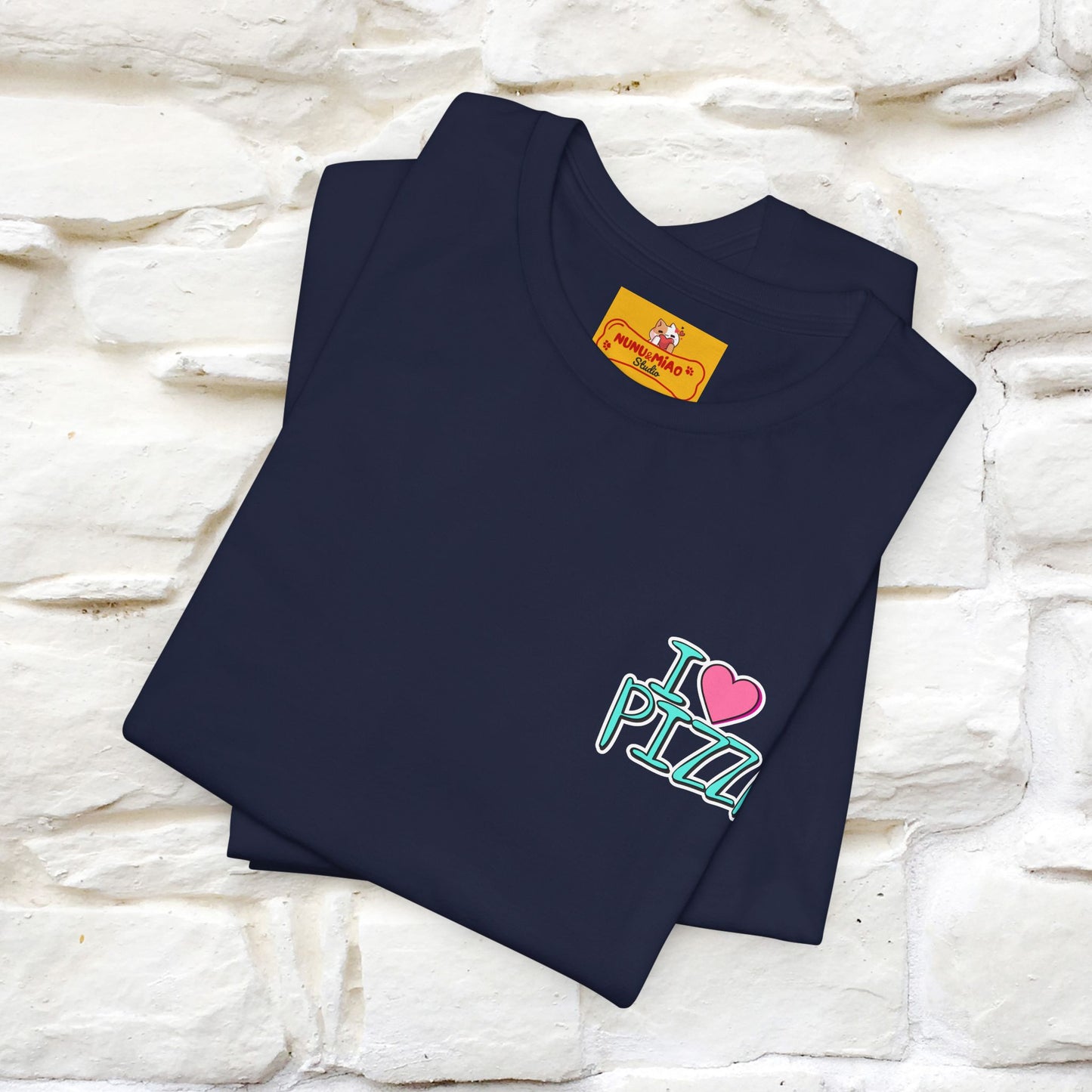 "I Love Pizza"| Cat T-shirt | Nunu&Miao Studio - Nunu&Miao Studio