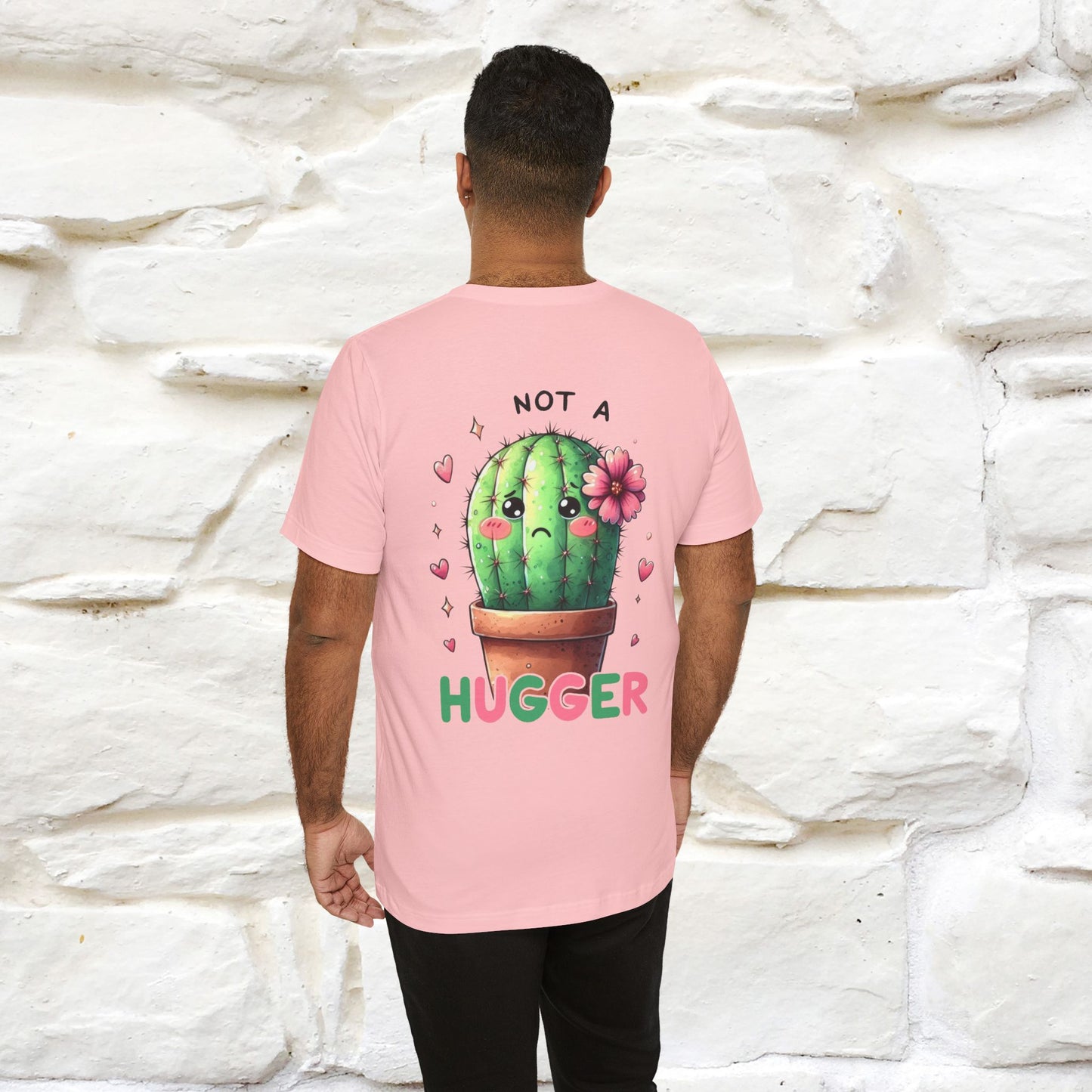 "Not A Hugger" |Funny T-Shirt | Front & Back Design|Nunu&Miao Studio - Nunu&Miao Studio