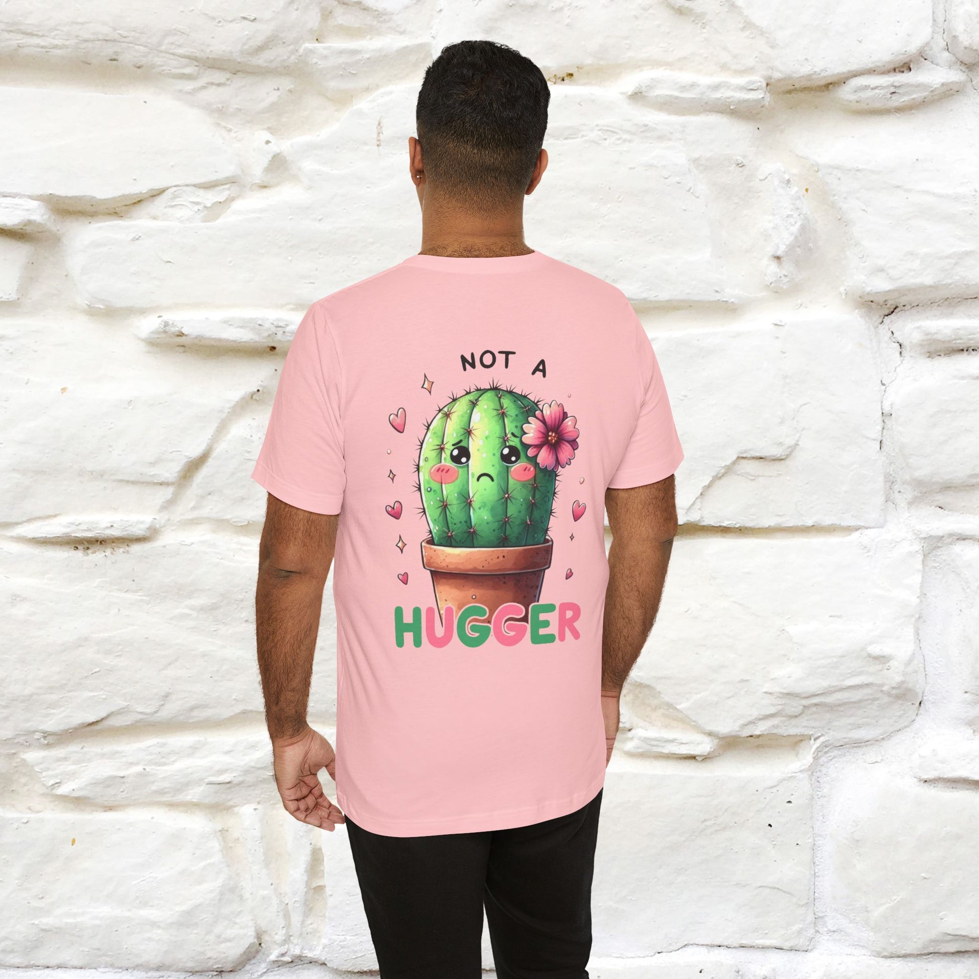 "Not A Hugger" |Funny T-Shirt | Front & Back Design|Nunu&Miao Studio - Nunu&Miao Studio