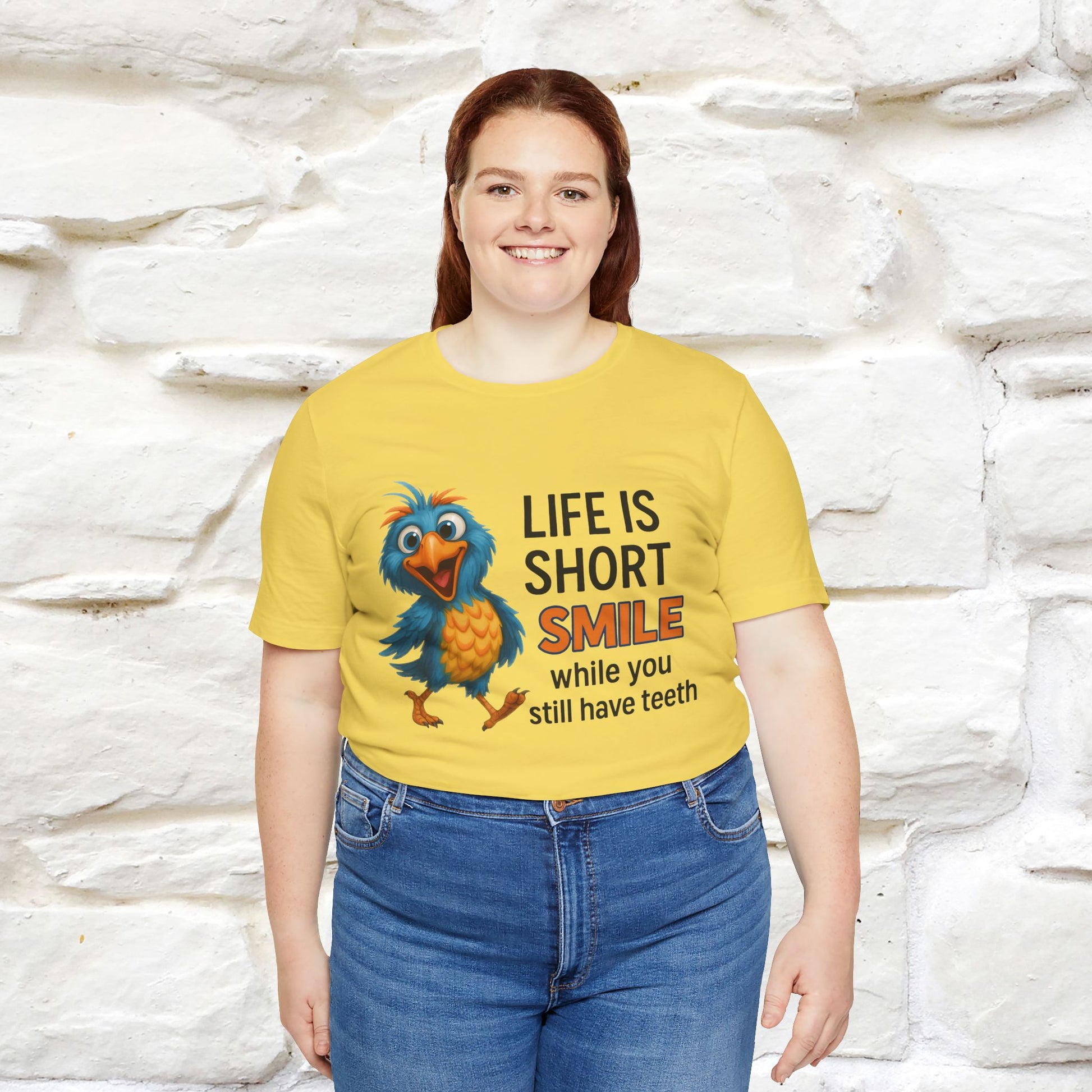 "Life Is Short Smile While ..." |Funny T-Shirt | Nunu&Miao Studio - Nunu&Miao Studio