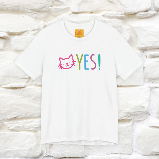 "Yes, Just Do It" Cat T-Shirt| Front & Back Design | Nunu&Miao Studio - Nunu&Miao Studio