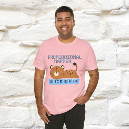 ''Professional napper since birth.''| CatT-Shirt | Nunu&Miao Studio - Nunu&Miao Studio