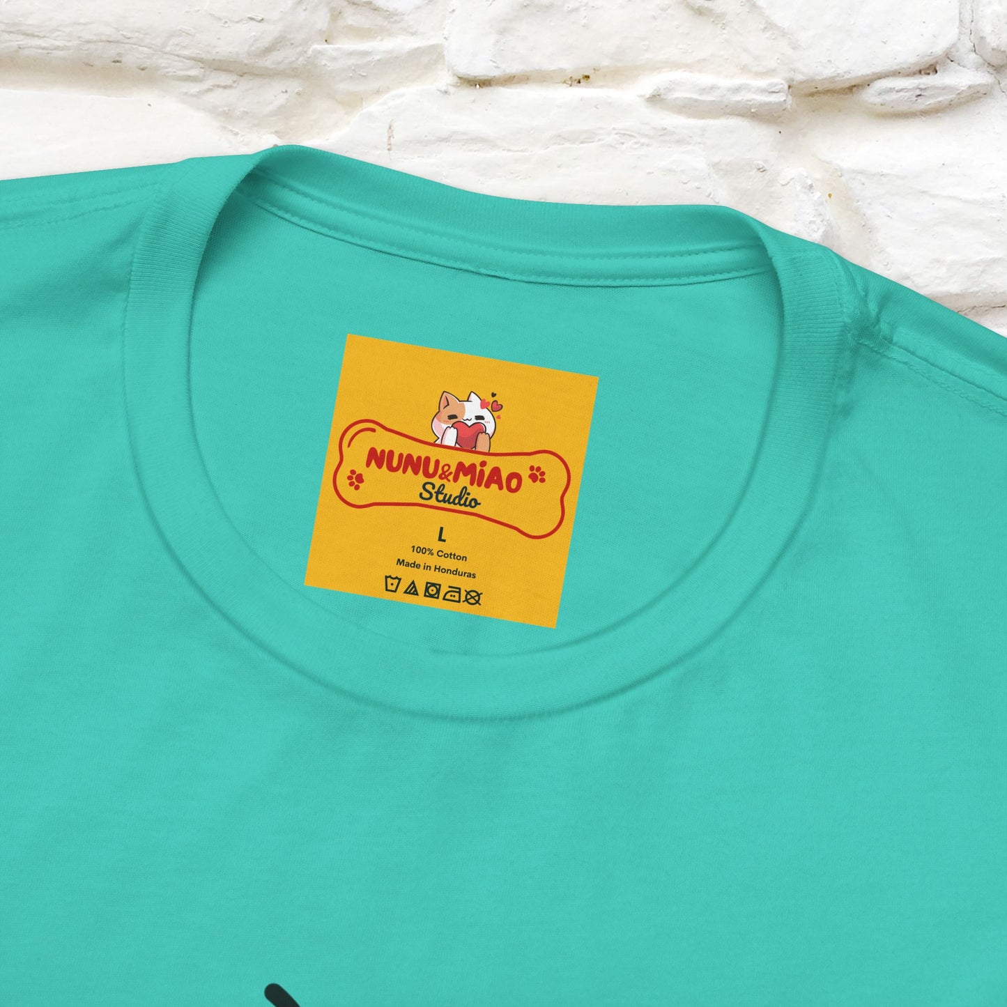 ''Error 404 Motivation Not Found'' Cat T-Shirt Front and Back Design | Nunu&Miao Studio - Nunu&Miao Studio