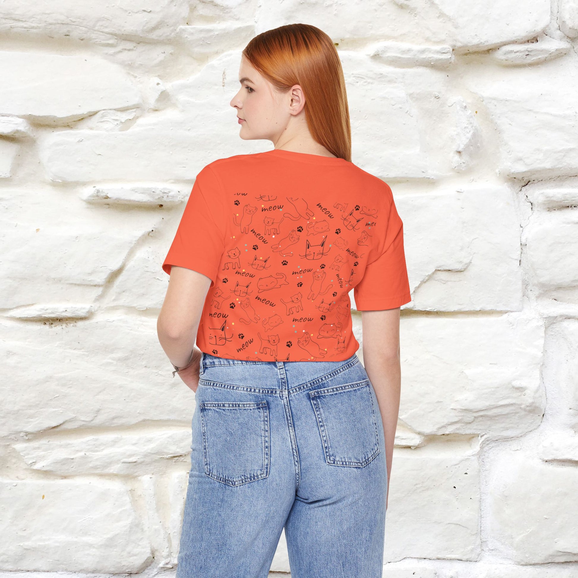 "Antidepressants" Cat T-Shirt | Front & Back Design | Nunu&Miao Studio - Nunu&Miao Studio