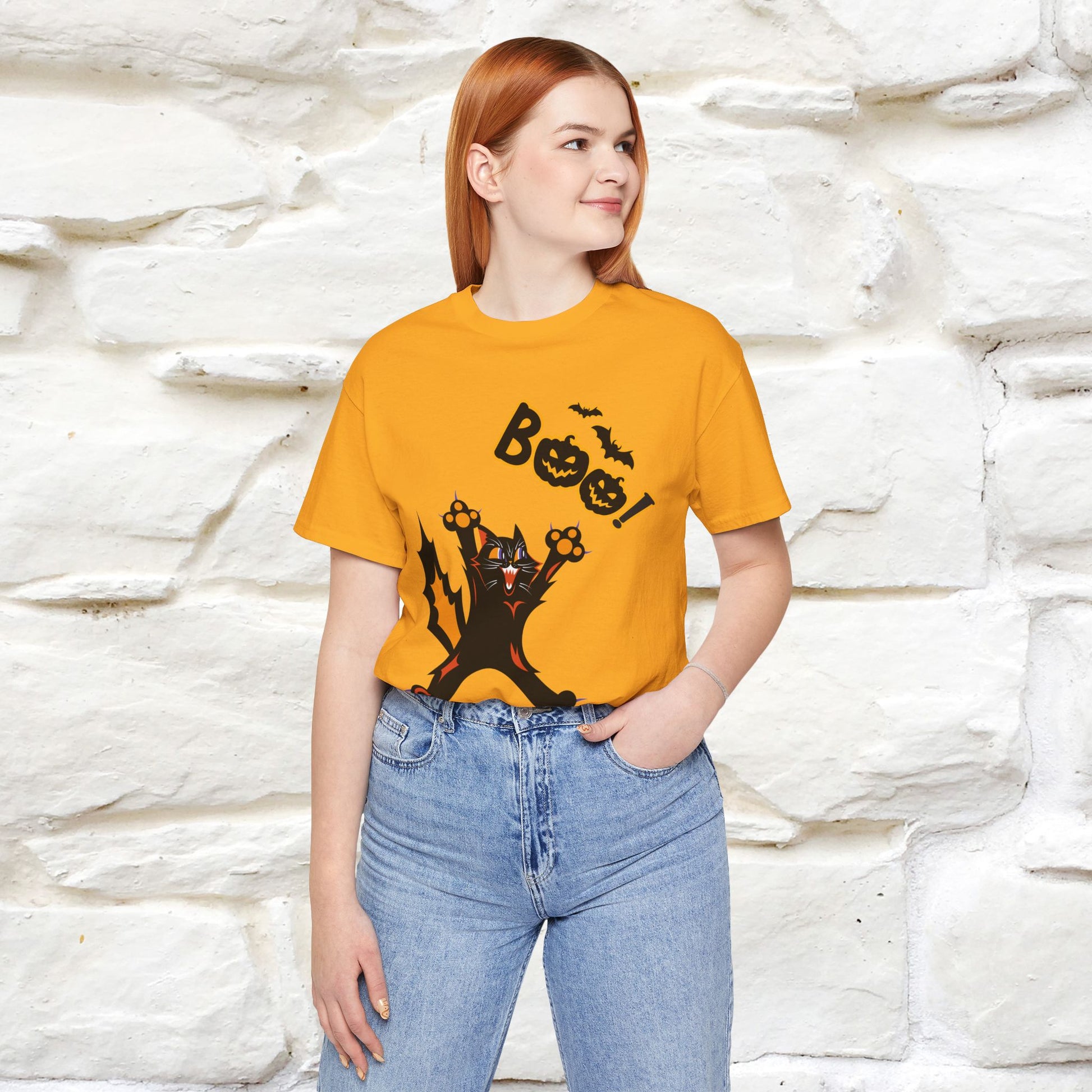 "Boo" Cat  T-shirt |Nunu&Miao Studio - Nunu&Miao Studio