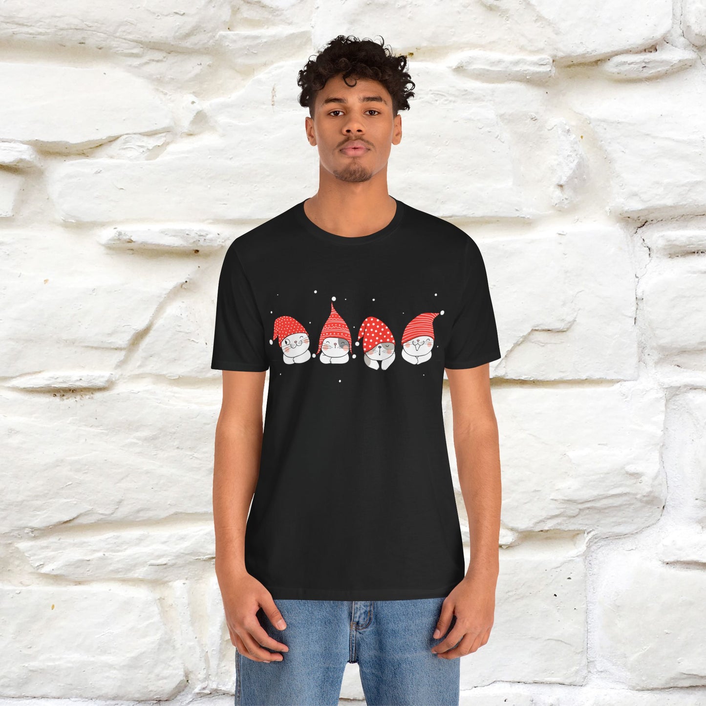 ''Christmas Cute'' |Cats T-shirt | Nunu&Miao Studio - Nunu&Miao Studio