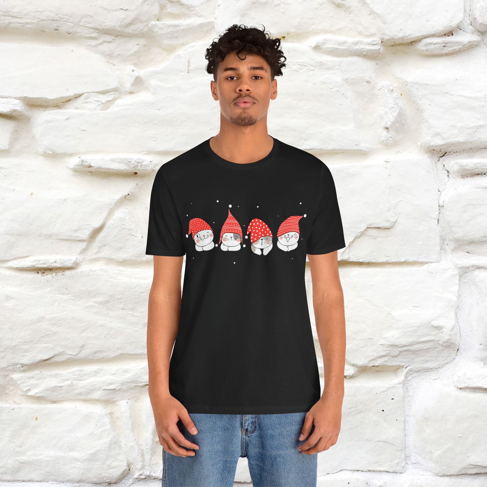 ''Christmas Cute'' |Cats T-shirt | Nunu&Miao Studio - Nunu&Miao Studio