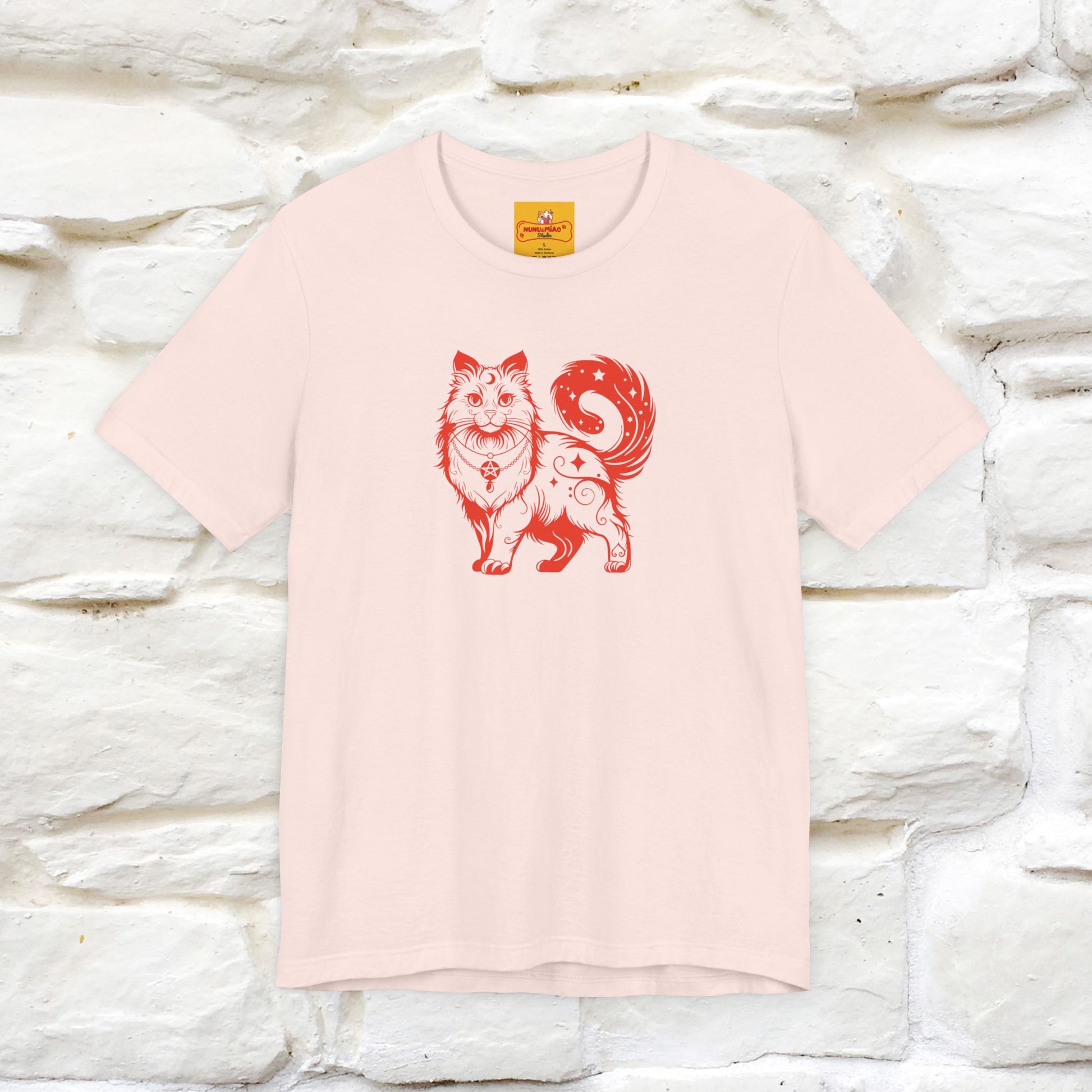 "The Third Eye'' Cat T-Shirt Front and Back Design | Nunu&Miao Studio - Nunu&Miao Studio