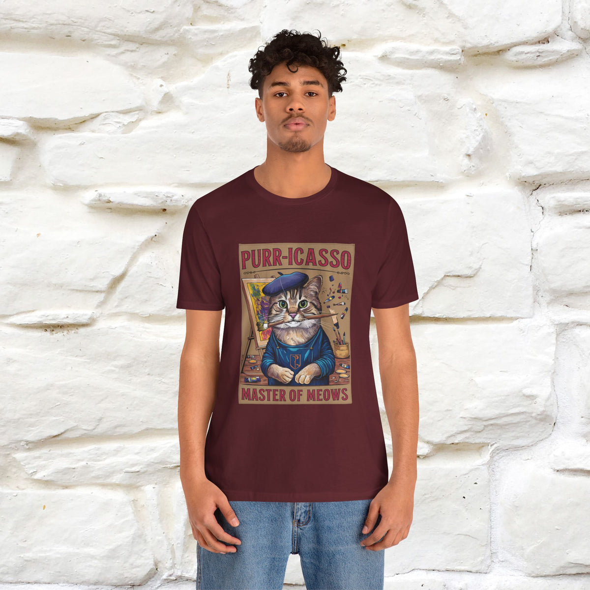 ''Purr-Icasso Masters Of Meows'' | CatT-Shirt | Nunu&Miao Studio