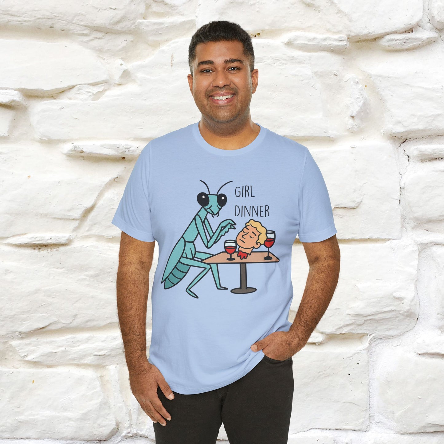 "Girl Dinner" Funny T-shirt |Nunu&Miao Studio - Nunu&Miao Studio