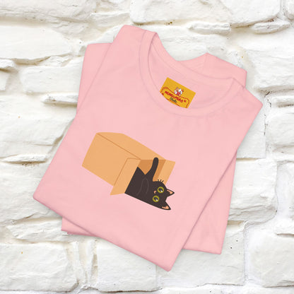 "Think Like There Is No Box" Cat T-Shirt| Front & Back Design | Nunu&Miao Studio - Nunu&Miao Studio