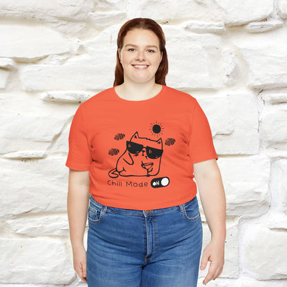 ''Chill Mode on'' Cat T-Shirt | Nunu&Miao Studio