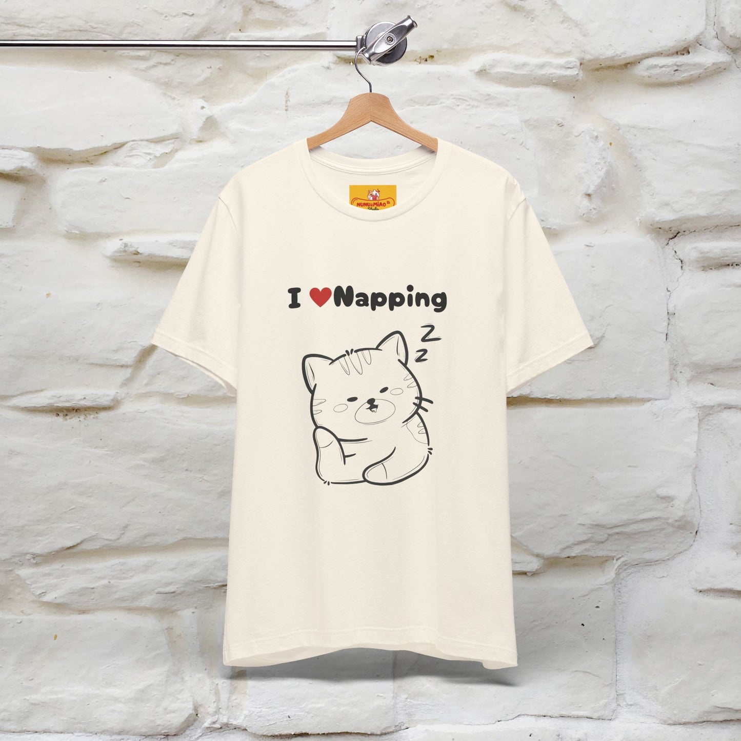 "I Love Napping" Cat T-Shirt | Nunu&Miao Studio - Nunu&Miao Studio