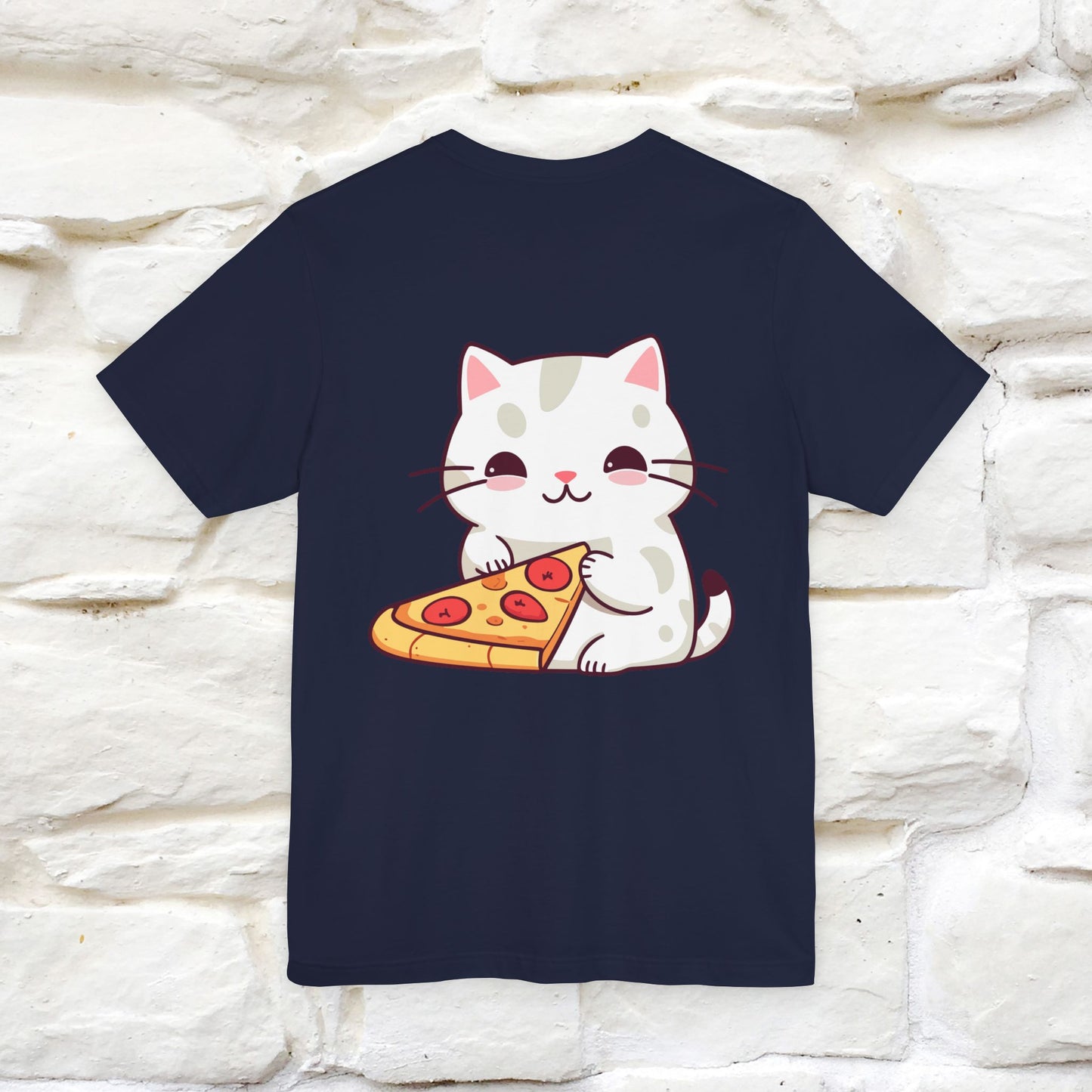 "I Love Pizza"| Cat T-shirt | Nunu&Miao Studio - Nunu&Miao Studio
