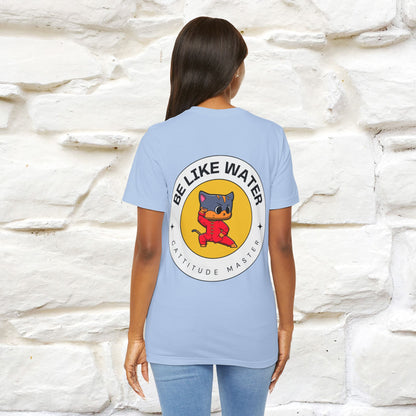 "Be Like Water: Cattitude Master | Cat T-Shirt |Nunu&Miao Studio - Nunu&Miao Studio