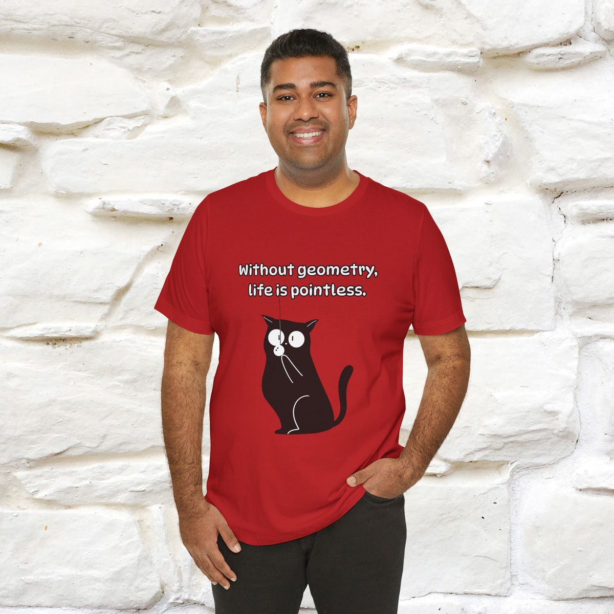 ''Without geometry, life is pointless.''| Funny T-Shirt | Nunu&Miao Studio