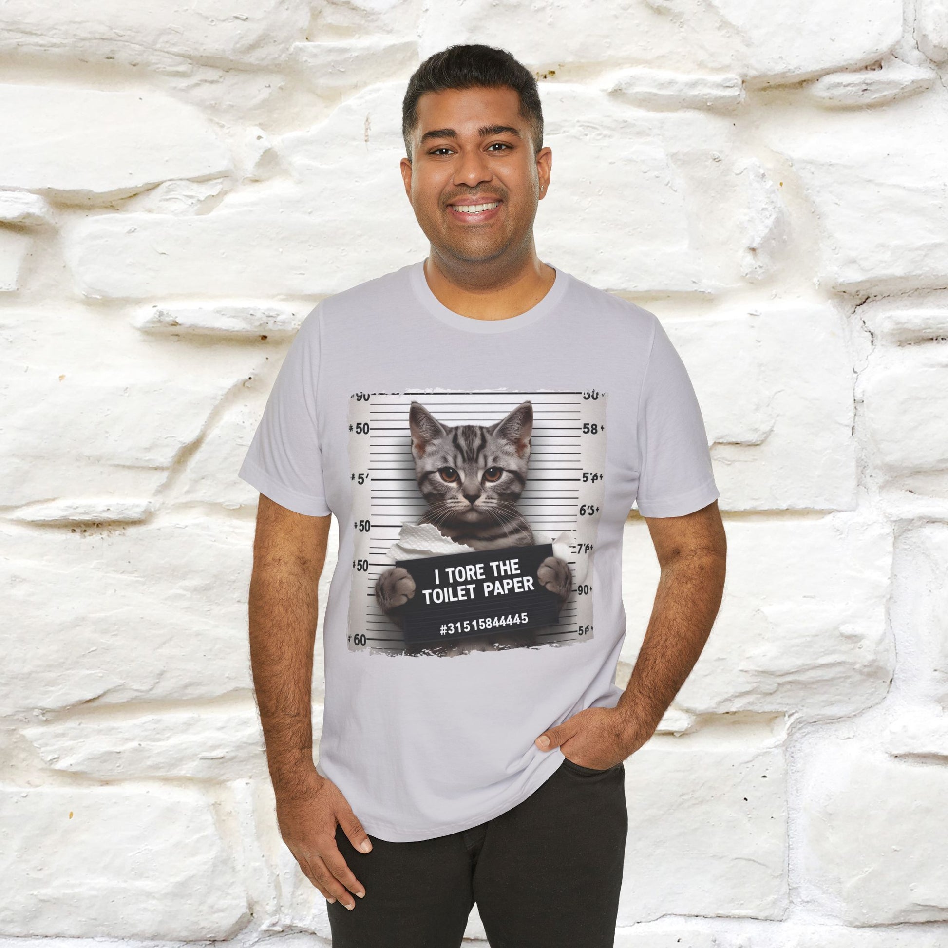 ''I Tore The Toilet Paper'' | Funny Cat T-Shirt | Nunu&Miao Studio - Nunu&Miao Studio
