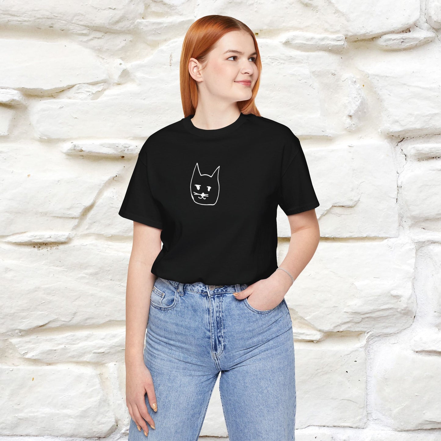 "Caos'' Cat T-Shirt Front and Back Design | Nunu&Miao Studio - Nunu&Miao Studio