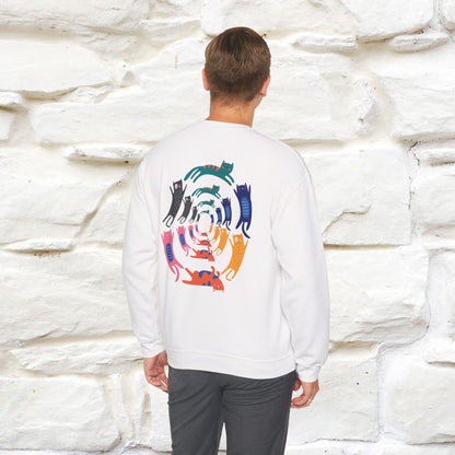 "The Hypnotic Meow'' |Cat Sweatshirt | Nunu&Miao Studio