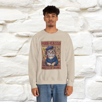 "Purr-icasso.'' |Cat Sweatshirt | Nunu&Miao Studio