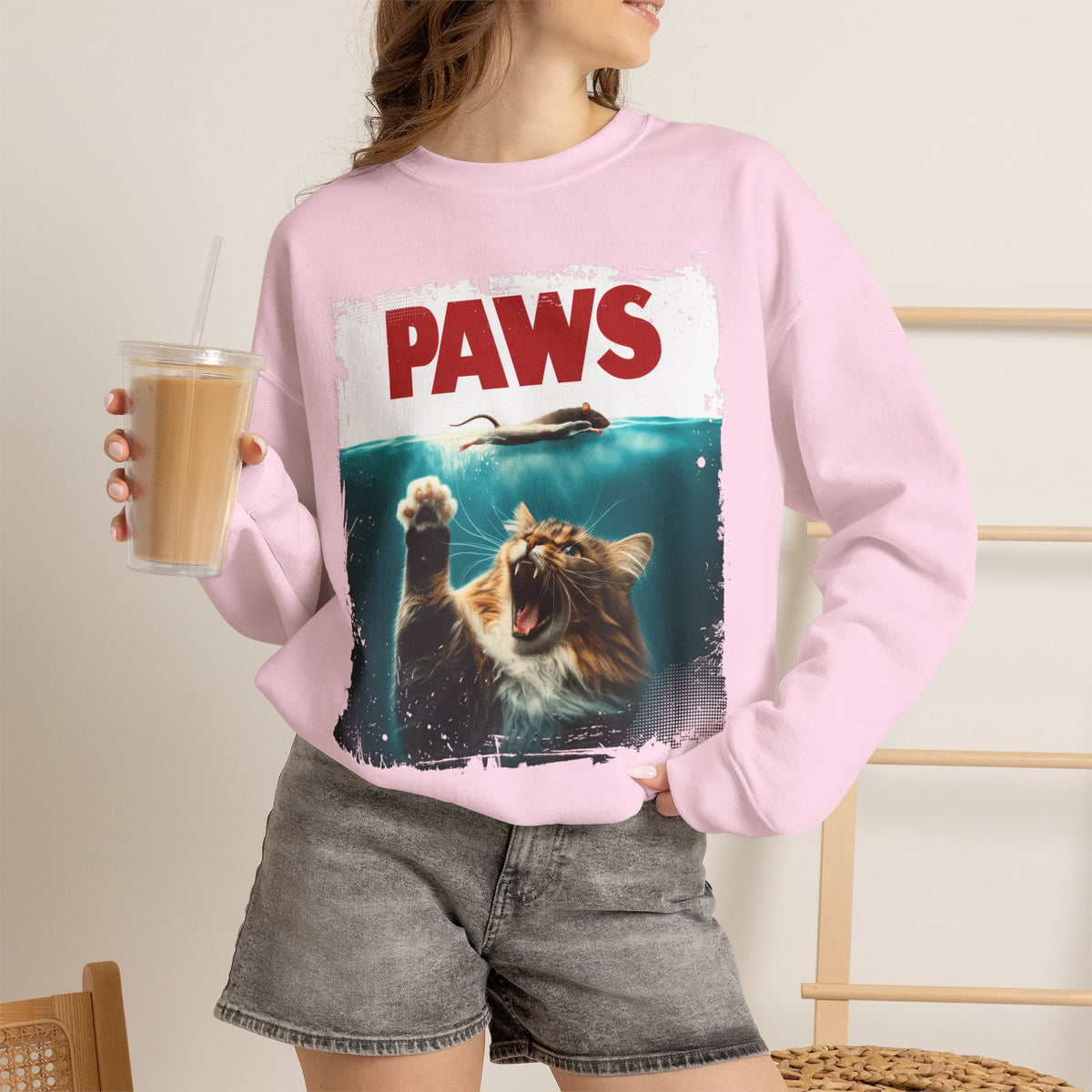 "Paws'' |Cat Sweatshirt | Nunu&Miao Studio