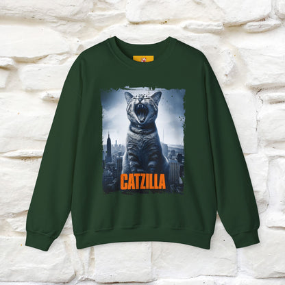 "Catzilla'' |Cat Sweatshirt | Nunu&Miao Studio