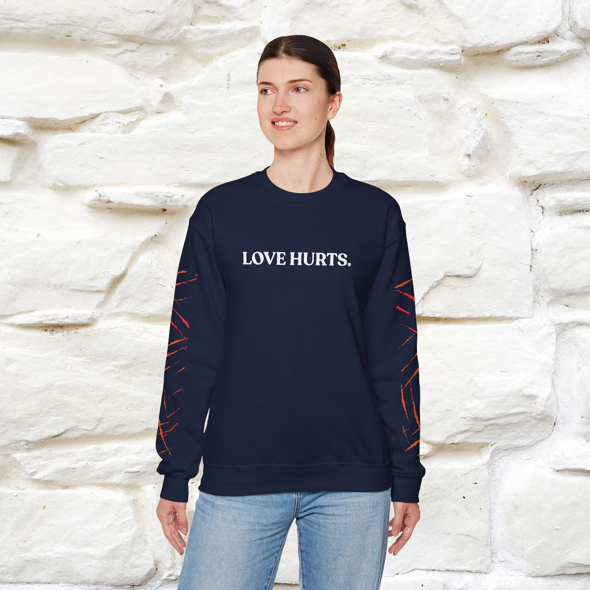 -'Love Hurt'' | Cat Sweatshirt | Nunu&Miao Studio
