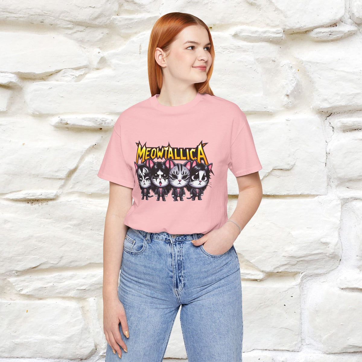 Meowtallica T-Shirt | Rock-Inspired Cat Tee| Nunu&Miao Studio