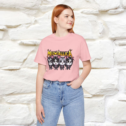 Meowtallica T-Shirt | Rock-Inspired Cat Tee| Nunu&Miao Studio