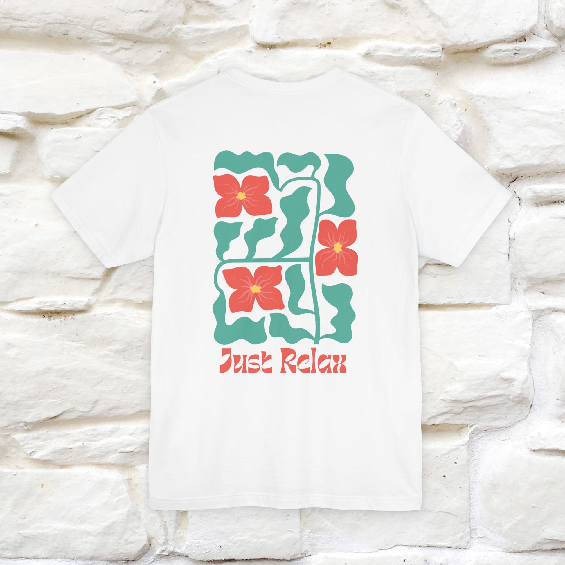 "Just Relax'' Cat T-Shirt Front and Back Design | Nunu&Miao Studio - Nunu&Miao Studio