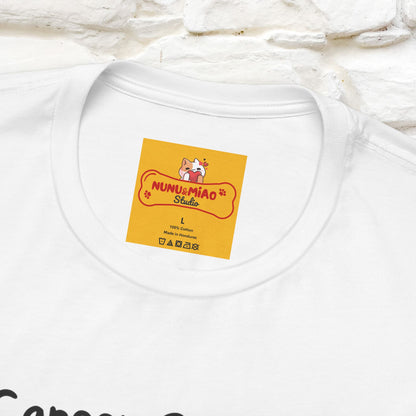 "Career Growth: Cat vs. Dog" | Cat T-Shirt | Nunu&Miao Studio - Nunu&Miao Studio