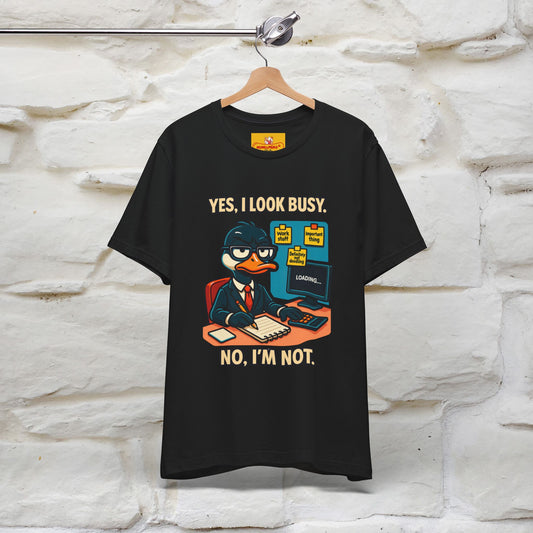 ''Yes, I Look Busy. No I'm Not.''|  Sarcastic Cat T-Shirt | Nunu&Miao Studio