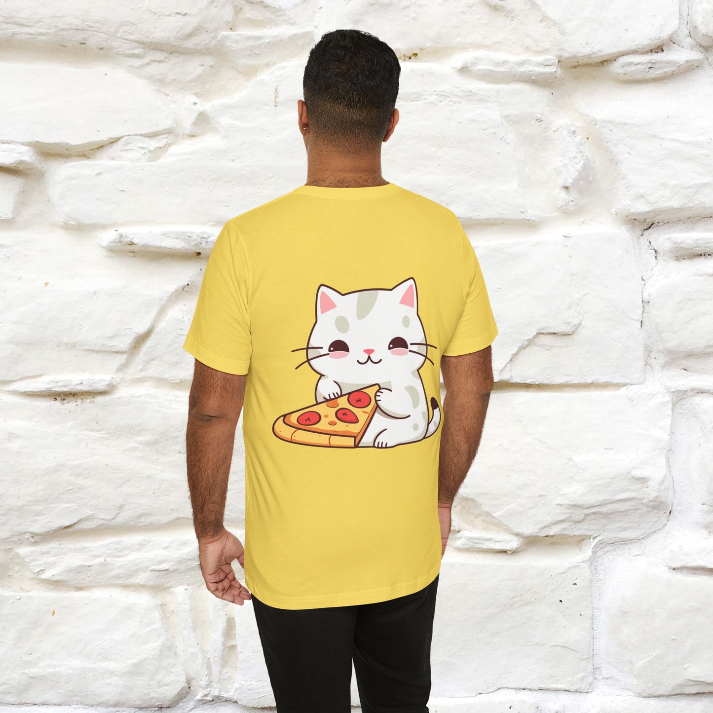 "I Love Pizza"| Cat T-shirt | Nunu&Miao Studio - Nunu&Miao Studio