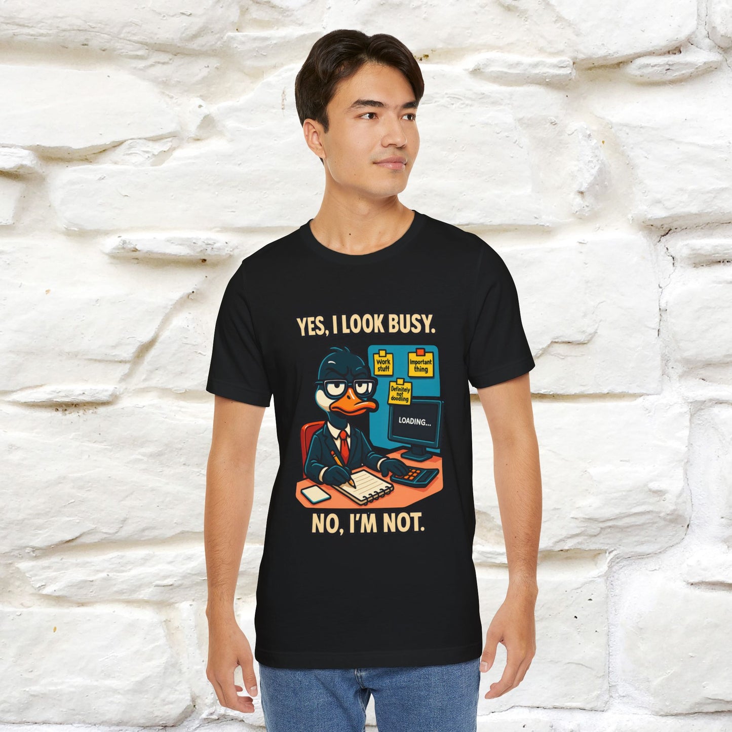 ''Yes, I Look Busy. No I'm Not.''|  Sarcastic Cat T-Shirt | Nunu&Miao Studio