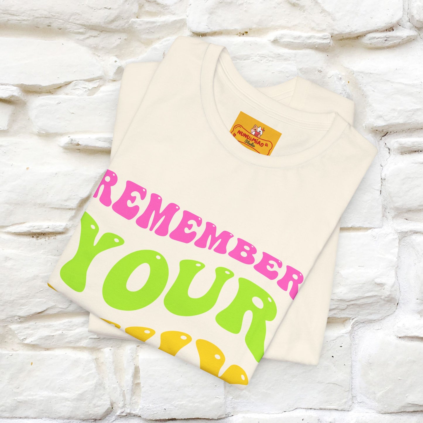 "Remember Your Why" |Cat T-Shirt | Nunu&Miao Studio - Nunu&Miao Studio
