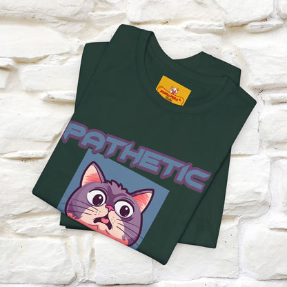 ''Pathetic Human'' | Funny Cat T-Shirt | Nunu&Miao Studio - Nunu&Miao Studio