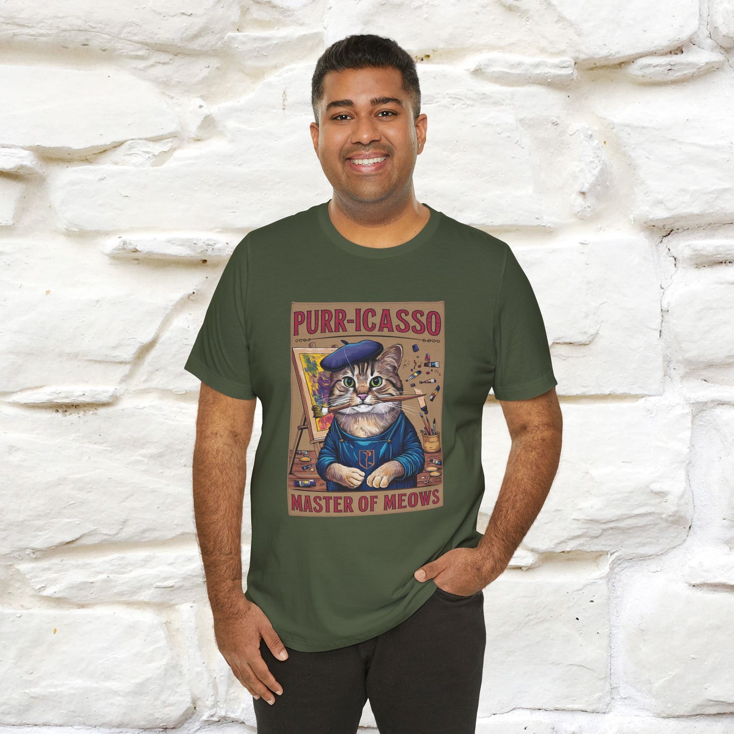 ''Purr-Icasso Masters Of Meows'' | CatT-Shirt | Nunu&Miao Studio - Nunu&Miao Studio