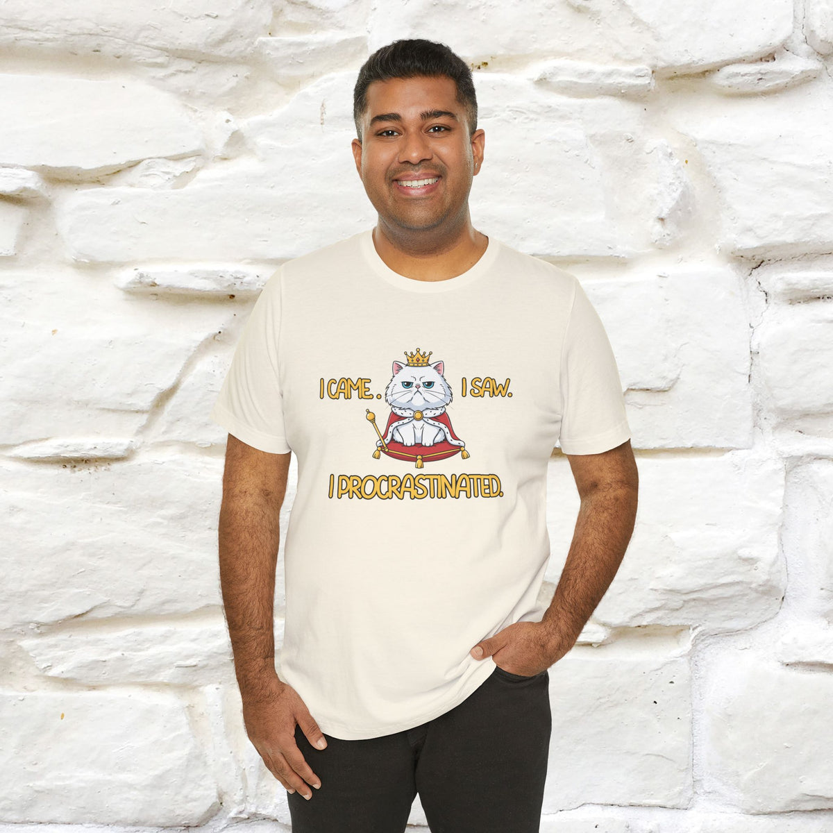 ''“I came. I saw. I procrastinated.''| Funny T-Shirt | Nunu&Miao Studio